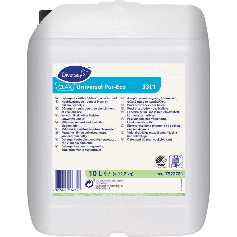 Tøjvask - Diversey Clax Universal G 33l1 - 10 l - Flydende - Uden farve og parfume