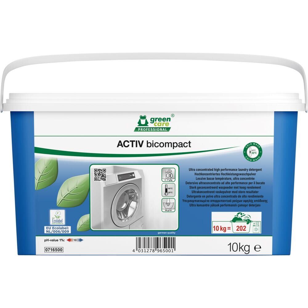 Tøjvask - Green Care Professional Activ Bicompakt 10 kg - Kulørt og hvidt - Med parfume - Uden farve