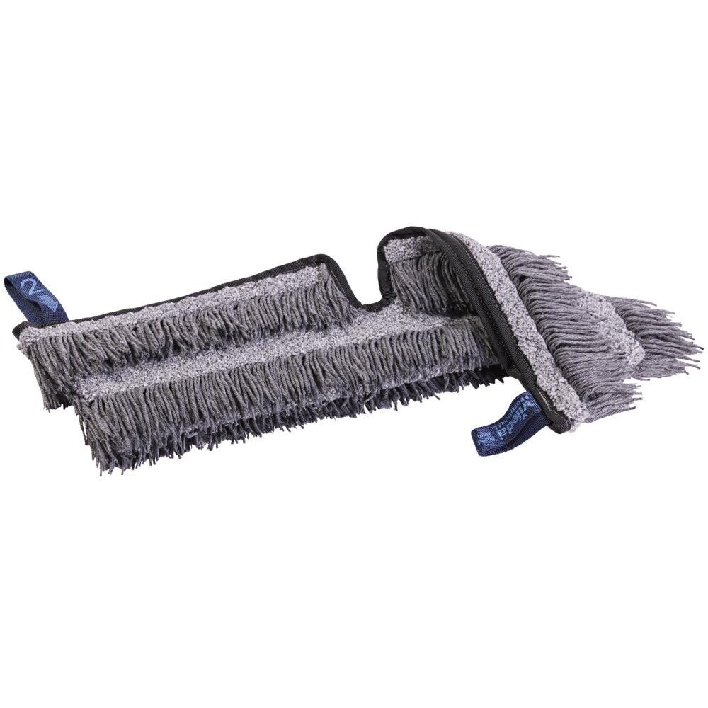 Tør-, fugt- og vådmoppe - Vileda Swep Duo r-MicroTech Pro - Grå - 50 cm