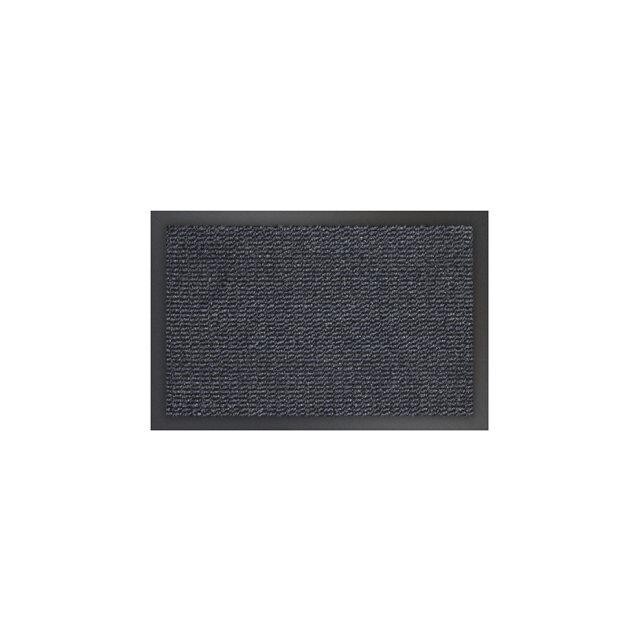 Dørmåtte - Matting - Faro sort 80x120cm 7mm med kantliste PP vinyl