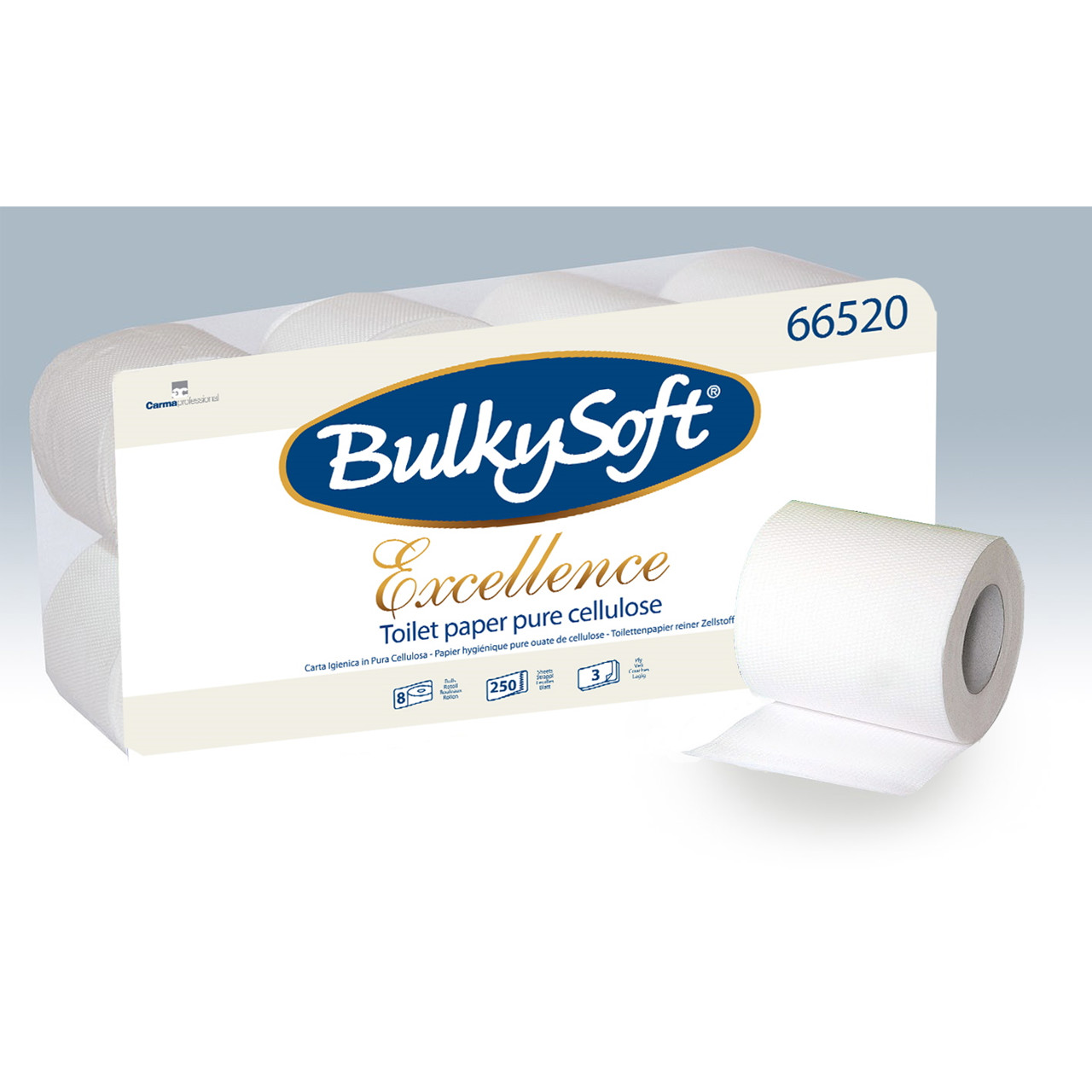 Toiletpapir BulkySoft 66520 Excellence 3 lags 29 meter - 72 ruller