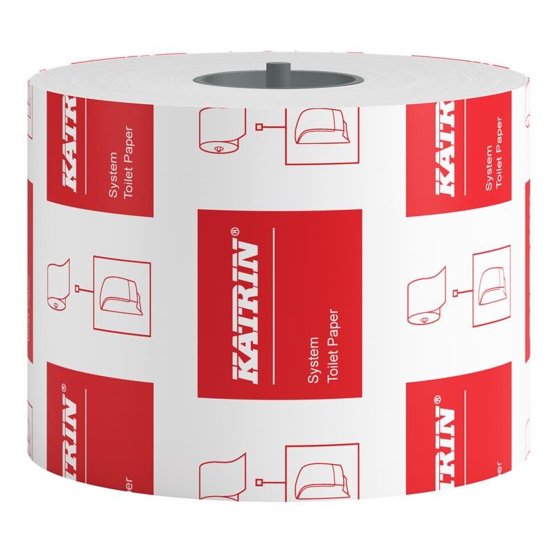 Toiletpapir Katrin System 2-lags 800 ark - Hvid