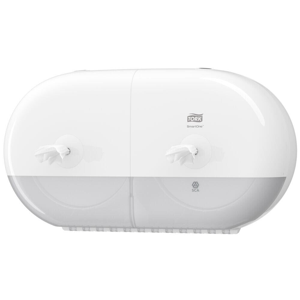 Toiletrulleholder til SmartOne toiletpapir mini dobbelt hvid