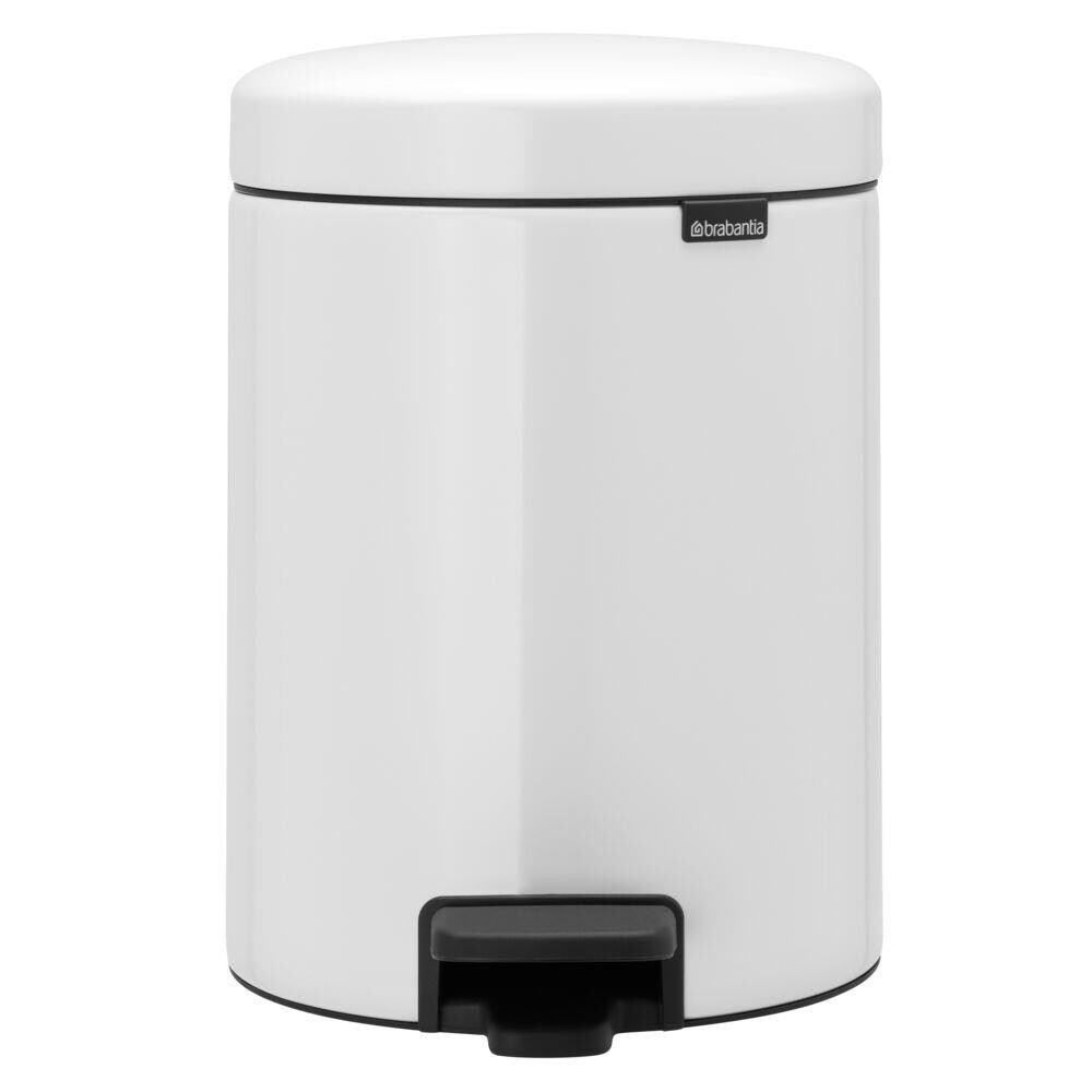 Brabantia Toiletspand – hvid – plastinderspand – soft close – 5 liter