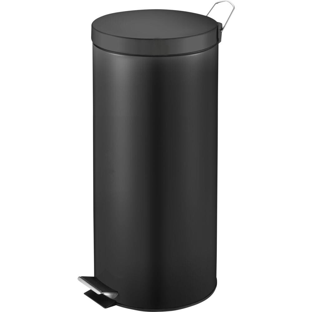 Toiletspand V-Part - Pedalspand - Sort - 30 L