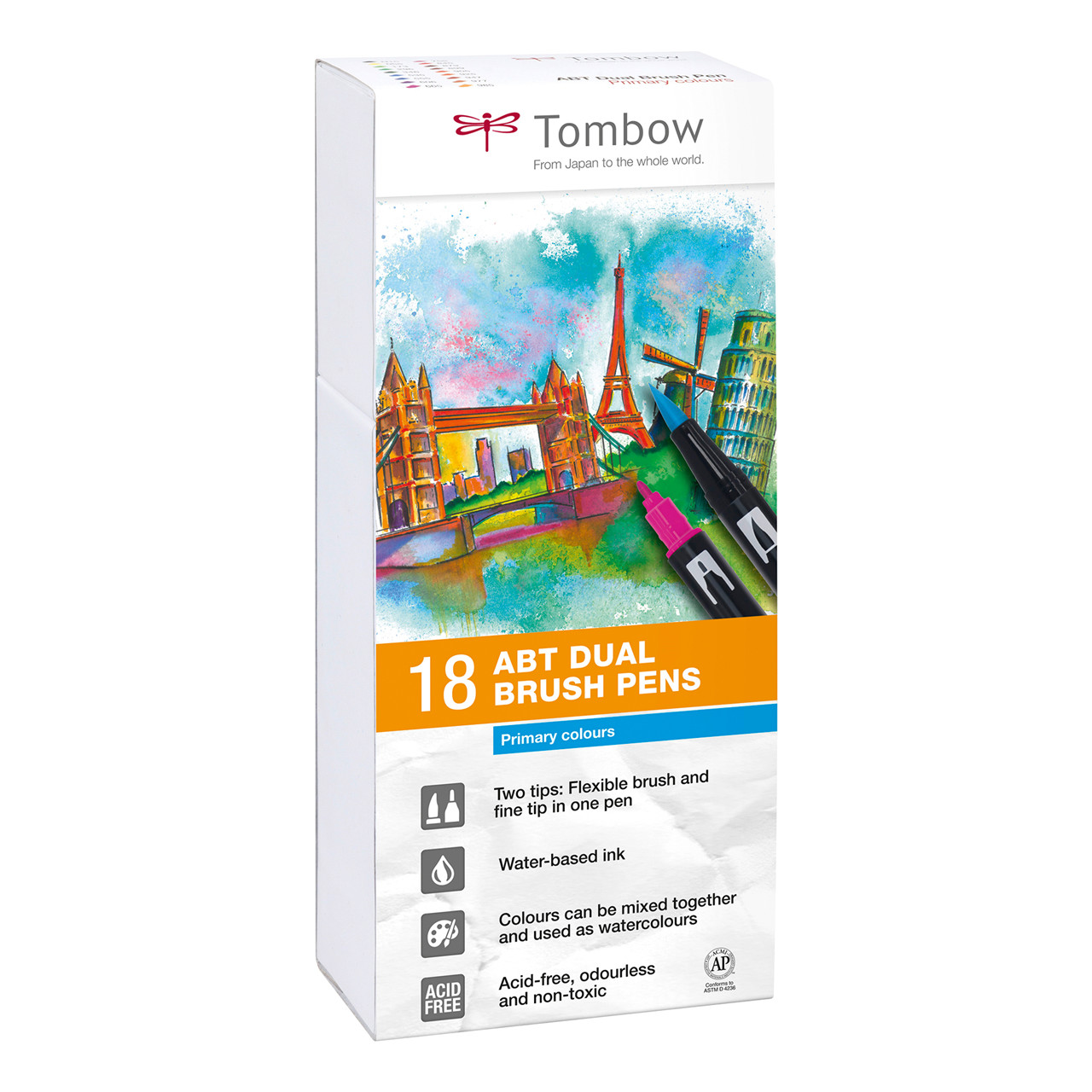 Tombow ABT Dual Brush 18P-1 basic