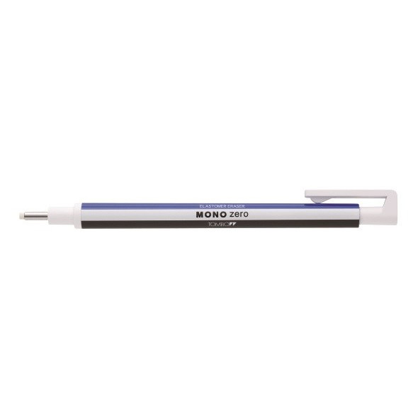 5 stk. Viskelæderpen - Tombow MONO Zero Precision Eraser Ø 2,3 mm - Hvid