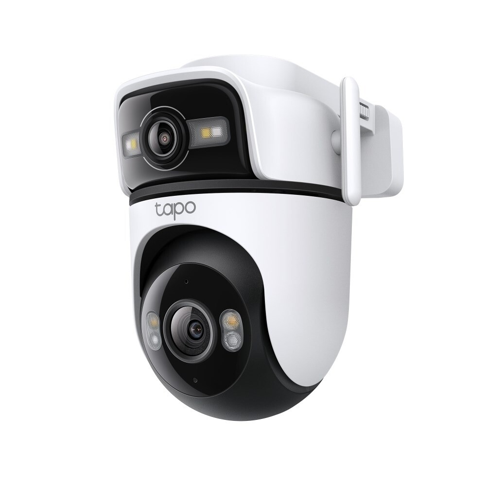 Overvågningskamera - TP-Link - Udendørs - Wi-fi - Tapo C545D Dual Lens Pan - Hvid