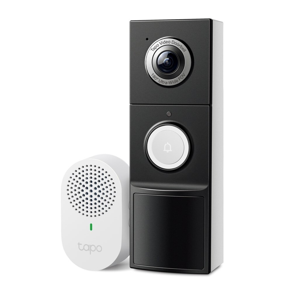 Video Dørklokke Kamera - TP-Link Tapo D235 - 2K 5MP - Batteridrevet/Hardwired