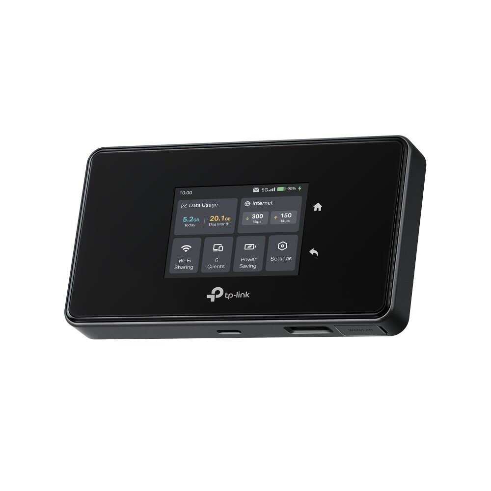 Router, TP-Link, 5G Mobile Wi-Fi M8550, sort