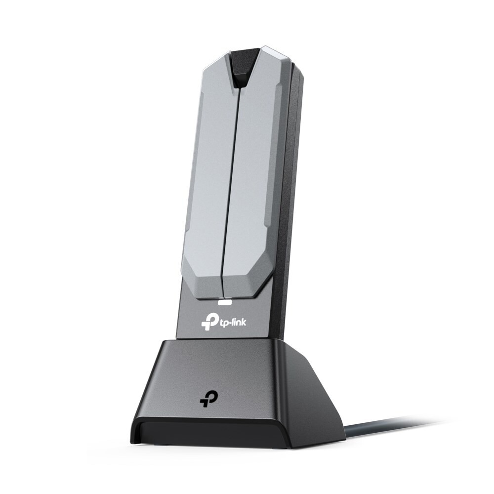 Adapter - TP-Link - Archer BE6500 - Tri-Band - Wi-Fi 7 - USB 3.0 - Grå