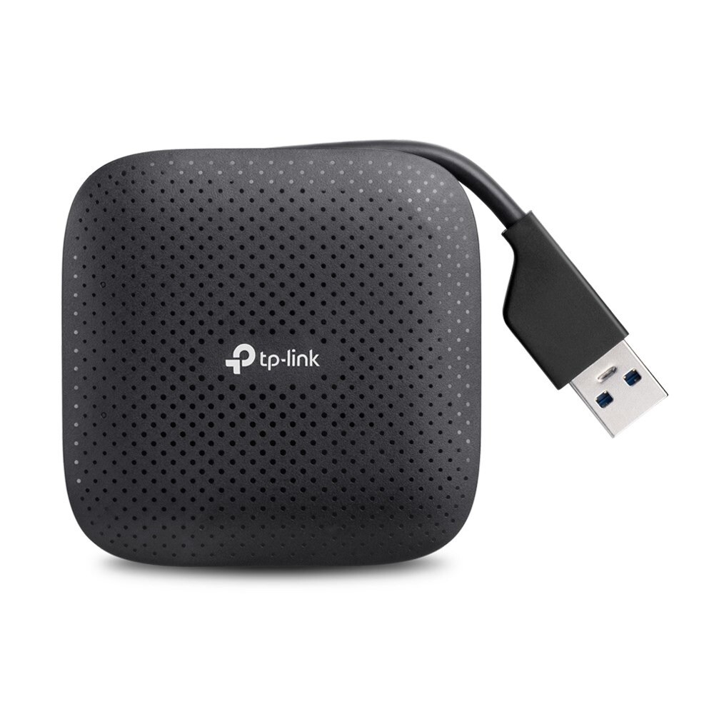 Bærbar Hub, TP-Link UH400 USB 3.0 4-Port Hub, sort