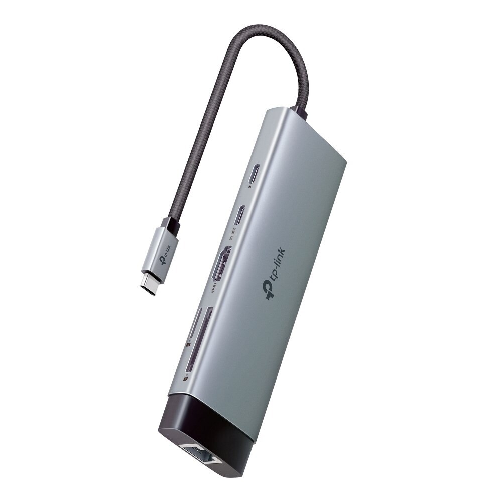 USB-C Hub, TP-Link UH6120C USB Type-C 6-Port Hub, grå