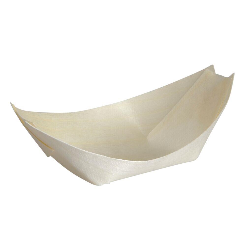 Serveringsbåd - ABENA Gastro - 11,5x7x3 cm - Træ - 1000 stk