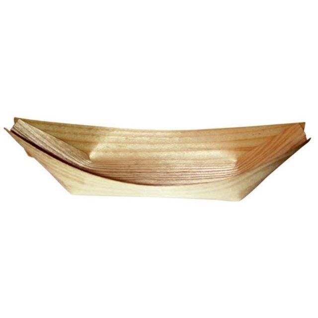 Træbåd poppeltræ 17cm - 50 stk