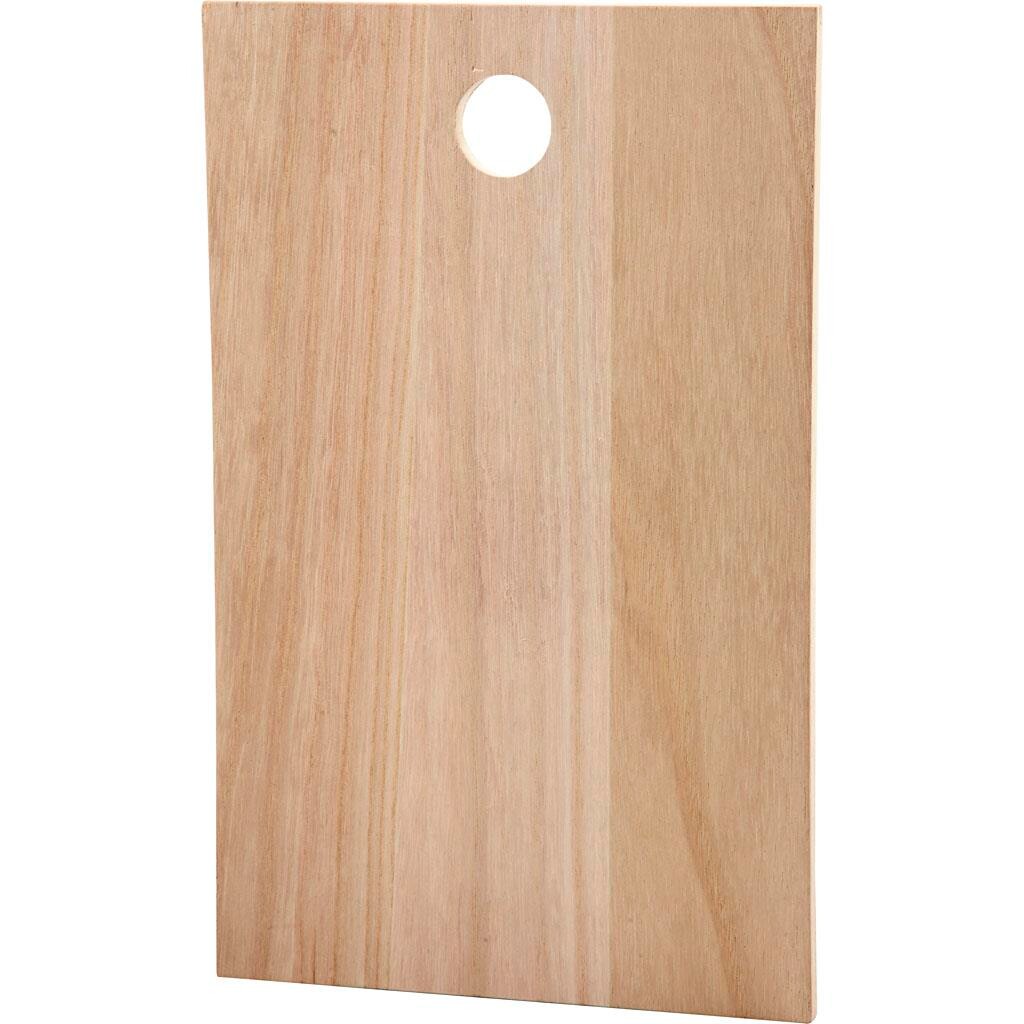 Træplade størrelse 35 x 22 cm tykkelse 13 mm | kejsertræ