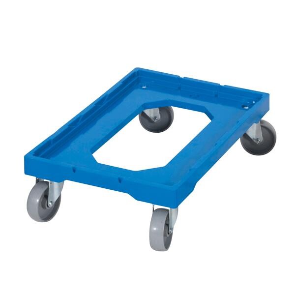 Trolley - EUR-kasse 600x400 mm 250 kg - ABS - Nylonhjul
