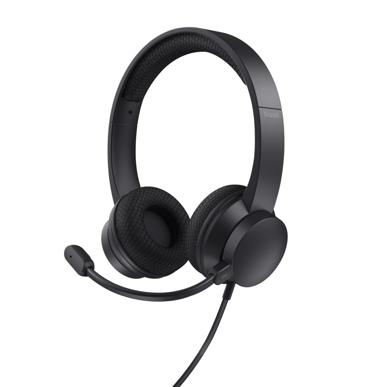 Headset - Trust HS-260 USB/USB-C ENC PC - Sort