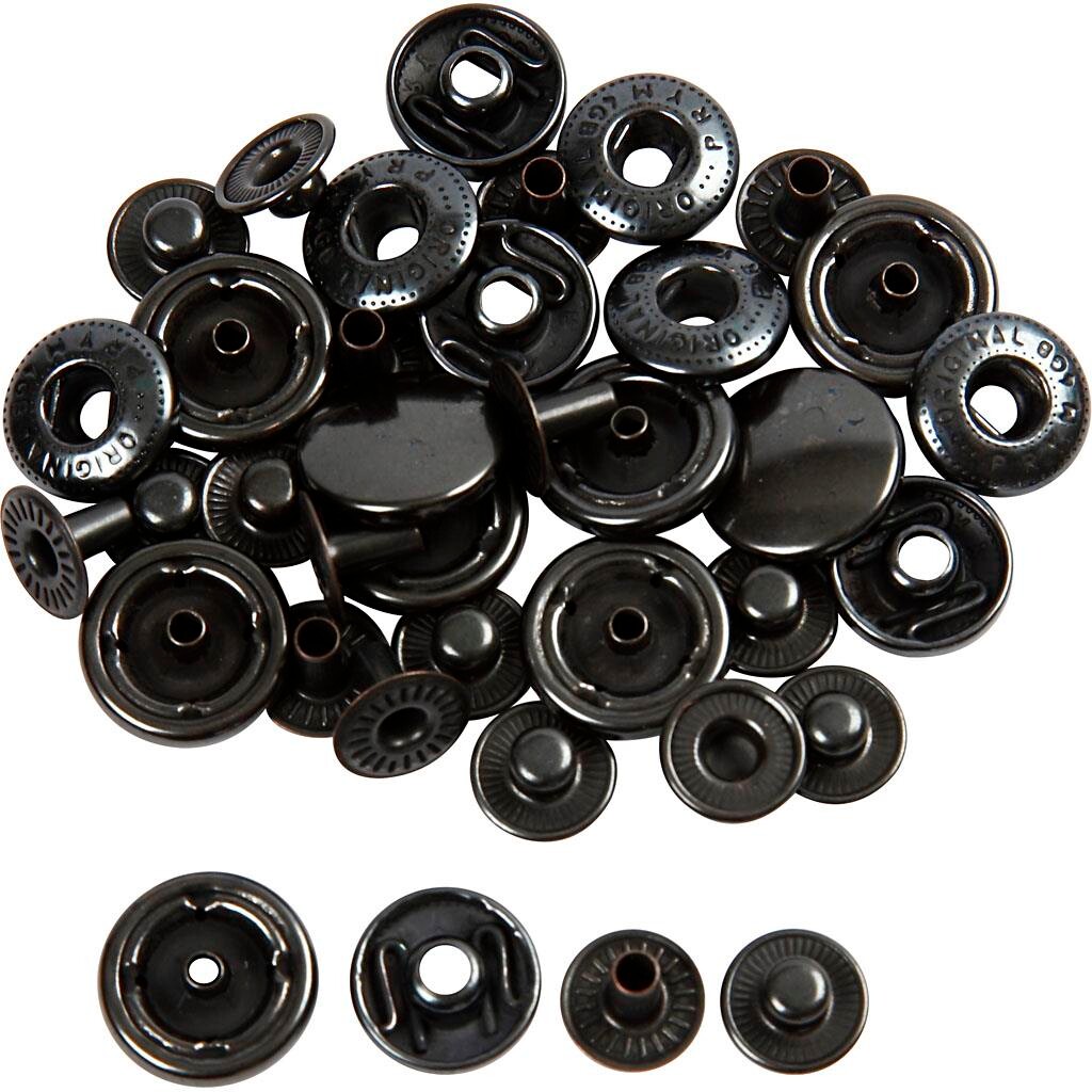 Trykknapper refill 15 mm | 10 stk.