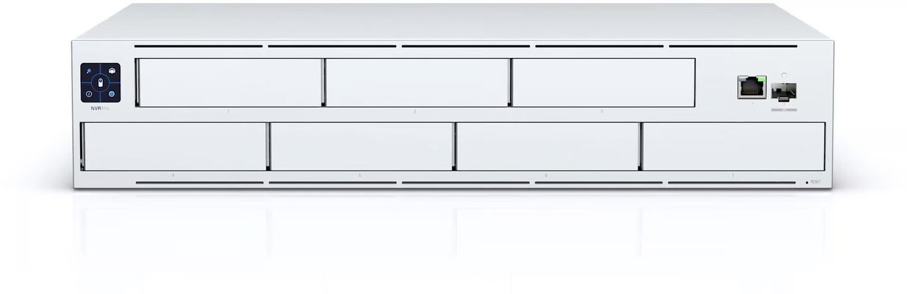 Netværksvideooptager - Ubiquiti UniFi UNVR-Pro - 7-bay - Hvid