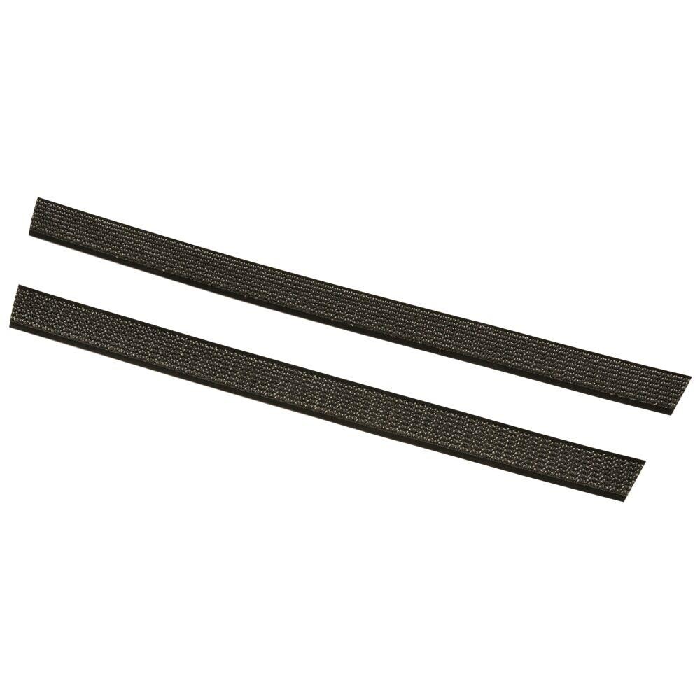 Udskiftningslister til fremfører, Vikan, sort, PA/PVC, til 40 cm fremfører, 2 stk.