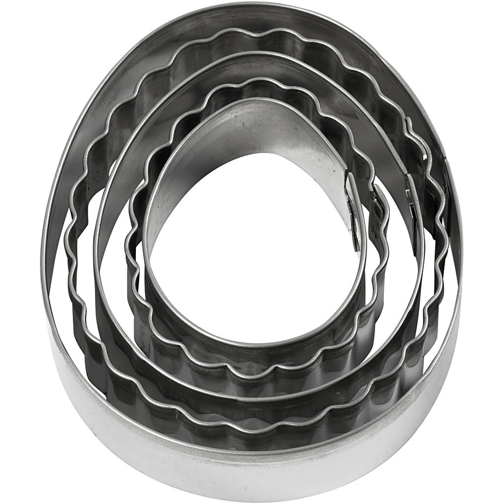 Udstikkersæt æg 8 cm - 5stk.