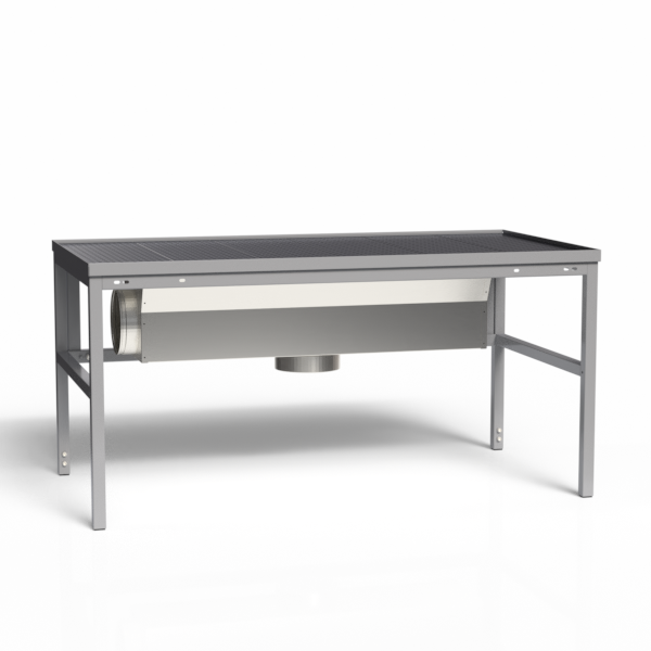 Udsugningsbord - Let H-stel - 1500x800 mm - Justerbar højde 700–950 mm