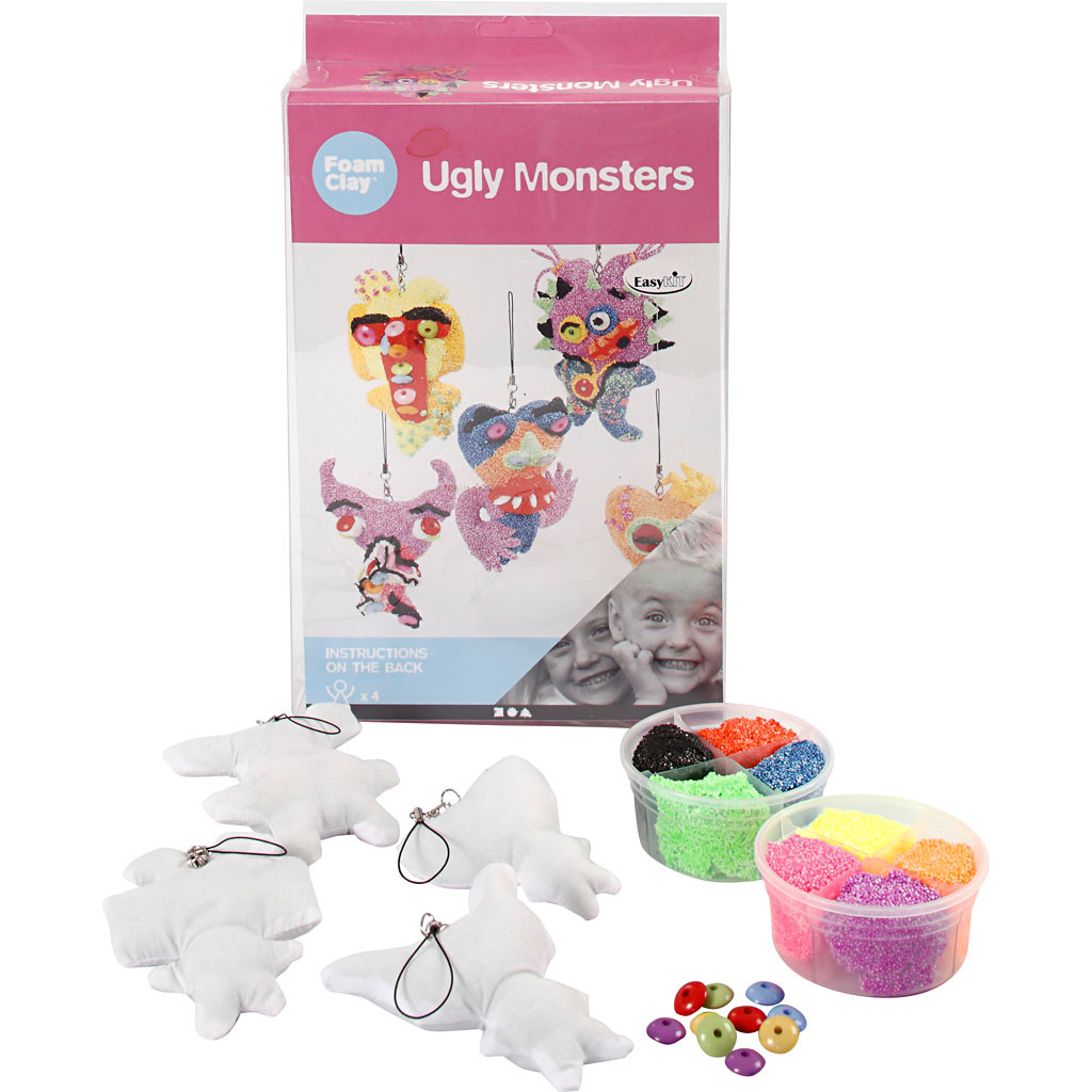 DIY kit Ugly Monster - 1 sæt small