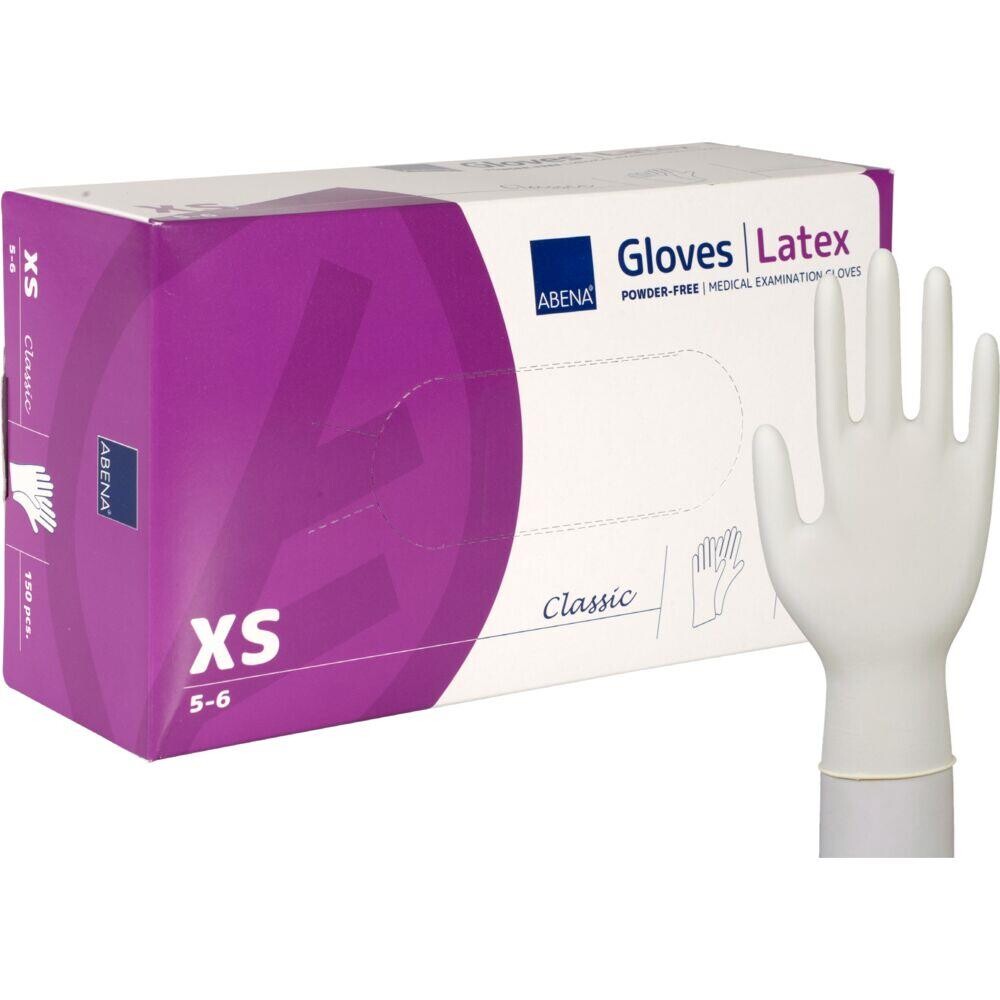 Latexhandsker Abena Classic XS - Pudderfri - 150 stk
