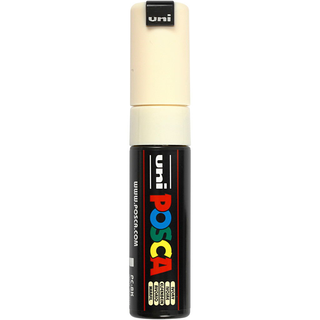 Posca Marker stregtykkelse: 8 mm PC-8K ivory broad 1 stk