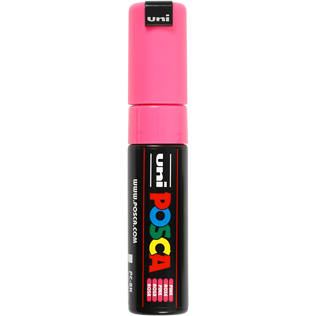 Posca Marker stregtykkelse: 8 mm PC-8K pink broad 1 stk