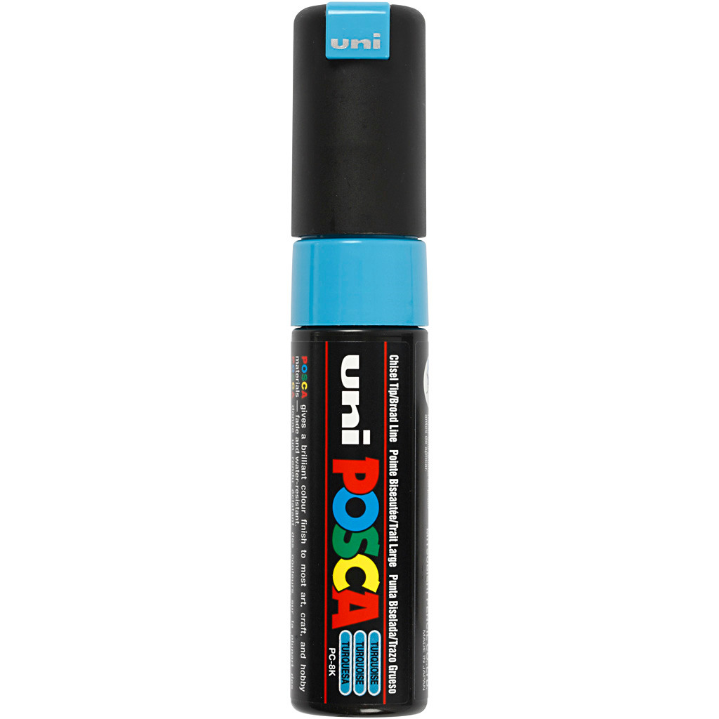 Posca Marker stregtykkelse: 8 mm PC-8K turquise broad 1 stk