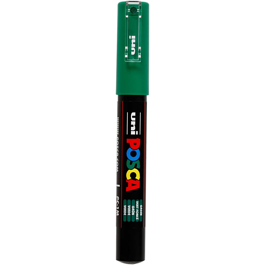 Tusch Posca, stregtykkelse: 0,7 mm, PC-1M , green, extra-fine, 1stk.