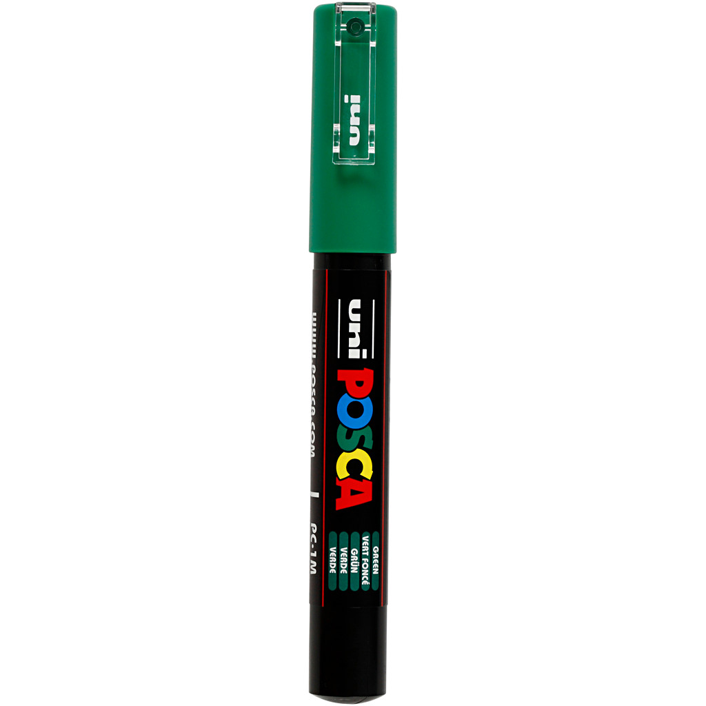 Posca tusser, stregtykkelse: 0,7 mm, PC-1M , light green, extra-fine, 1stk.