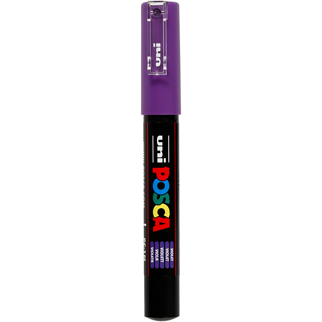Tusch Posca, stregtykkelse: 0,7 mm, PC-1M , violet, extra-fine, 1stk.