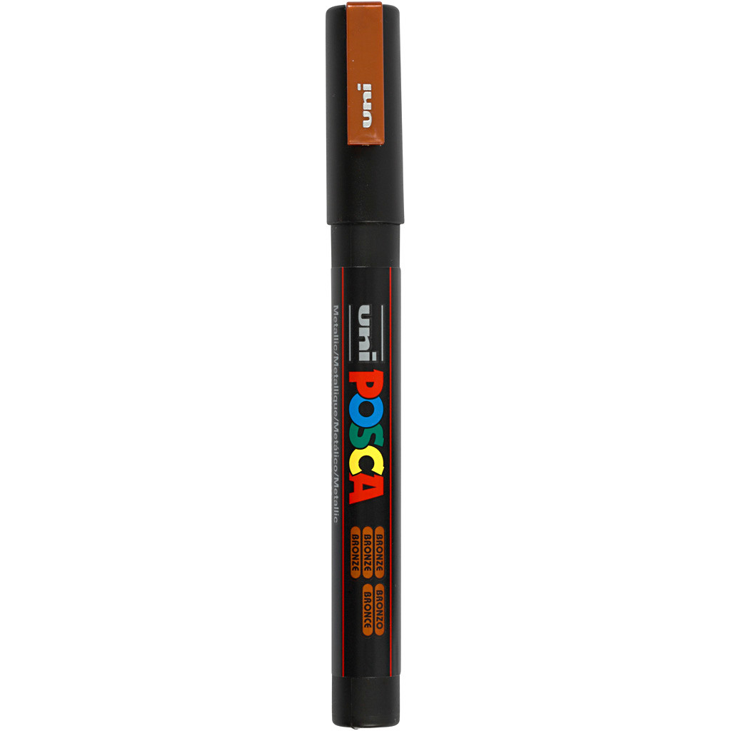 Posca tusser, stregtykkelse: 0,9-1,3 mm, PC-3M , bronze, fine, 1stk.