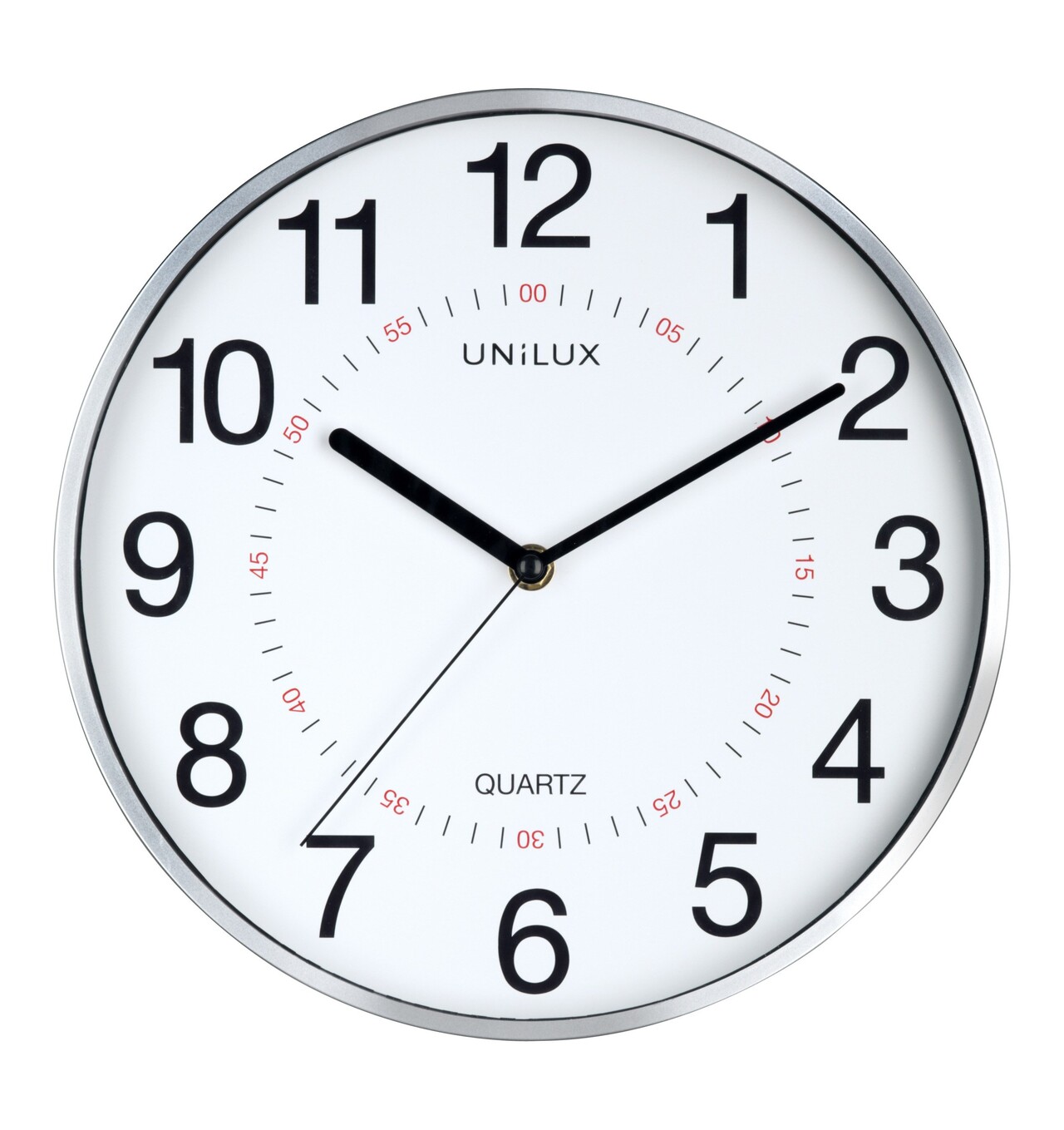 Vægur - Unilux Clock Aria - Metalgrå - 30,5 cm