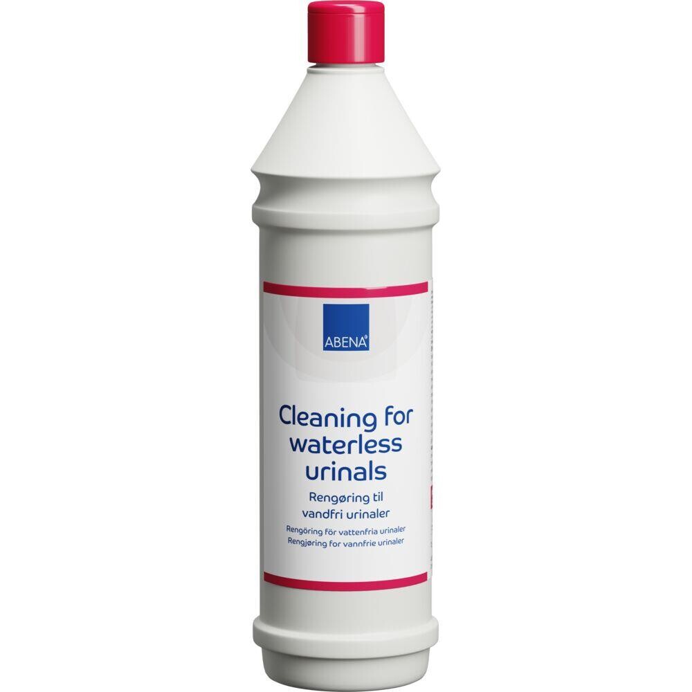 Universalrengøring - ABENA 1L - Til vandfri urinaler/med voks - Uden parfume/farve - 6 stk