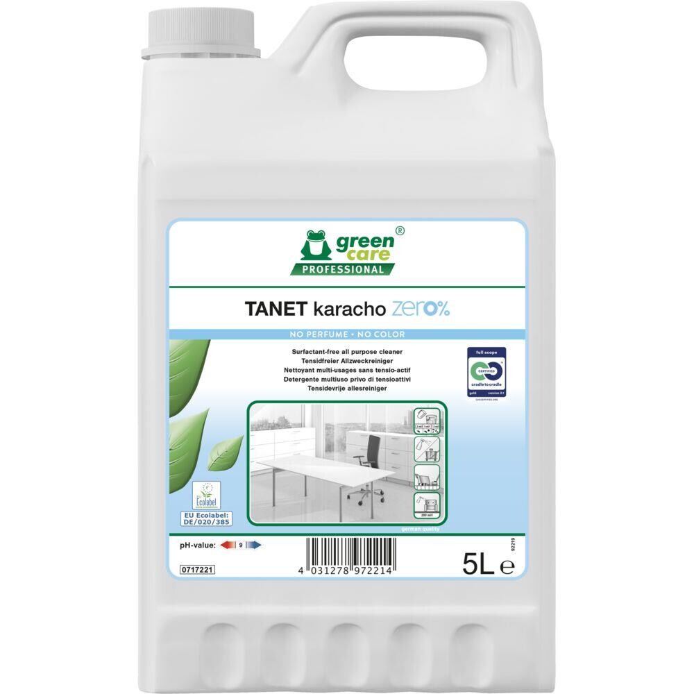 Universalrengøring, Green Care Professional TANET Karacho zero %, 5 l, uden farve og parfume - 2 stk