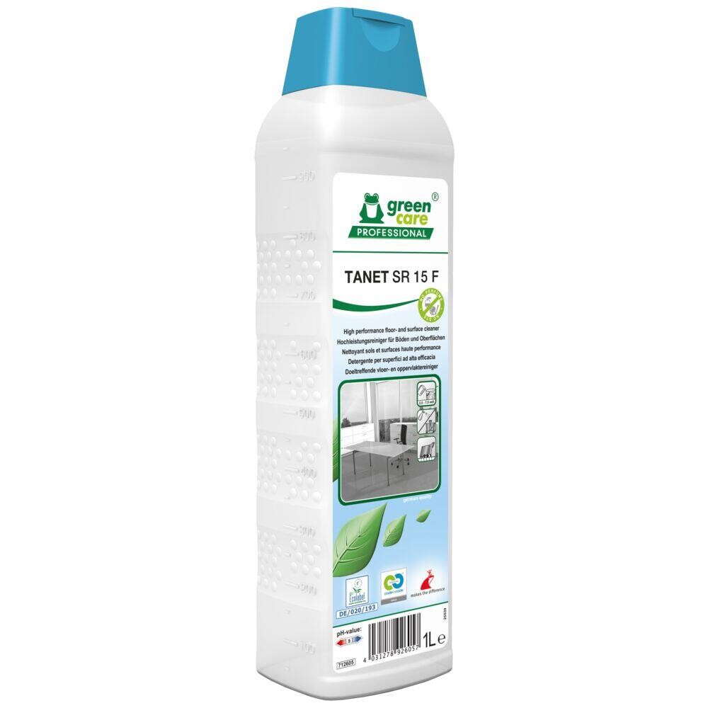 Universalrengøring - Green Care TANET SR 15 F 1L - Uden parfume/farve - 10 stk