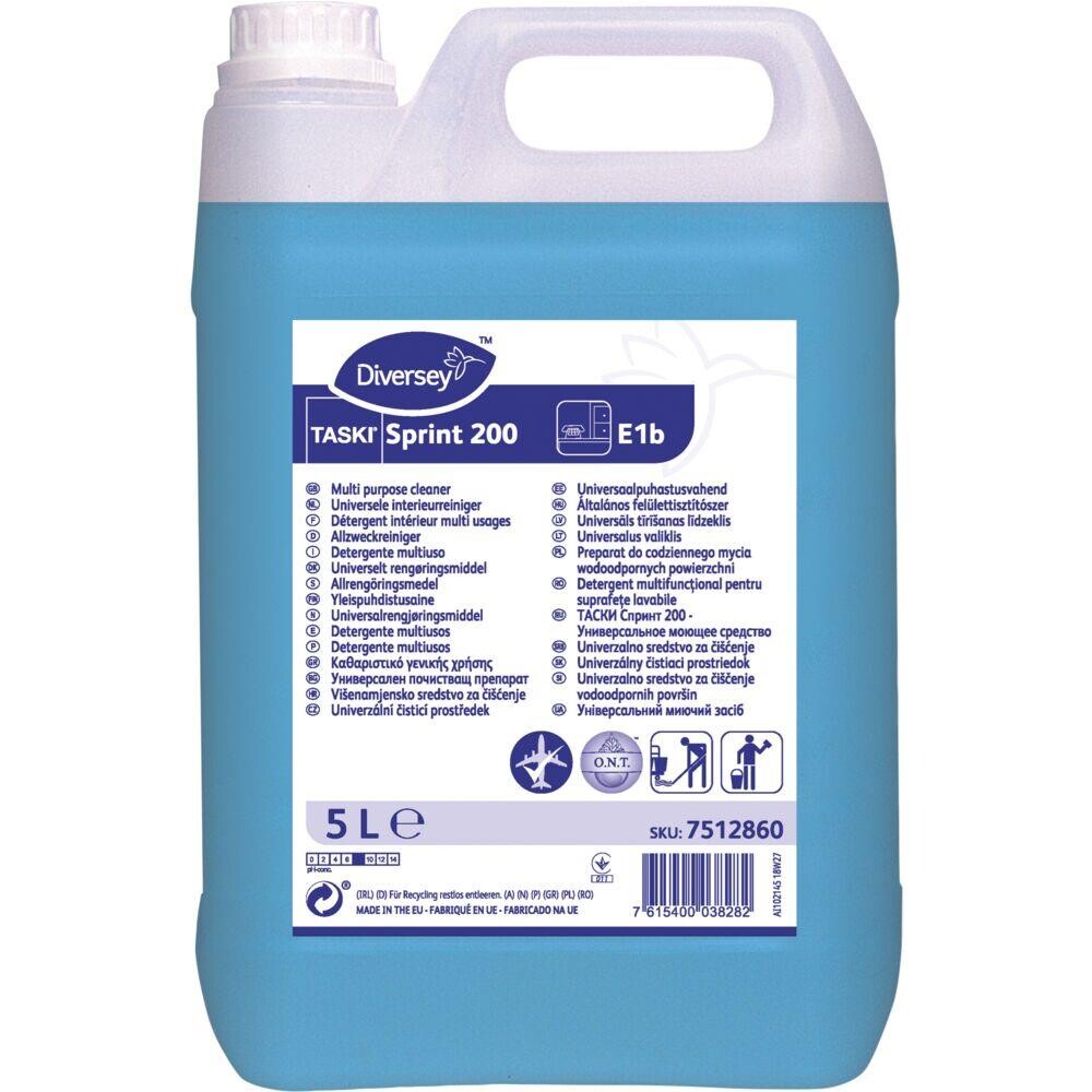 Universalrengøring - Taski Sprint 200 5L - Med parfume/farve - 2 stk