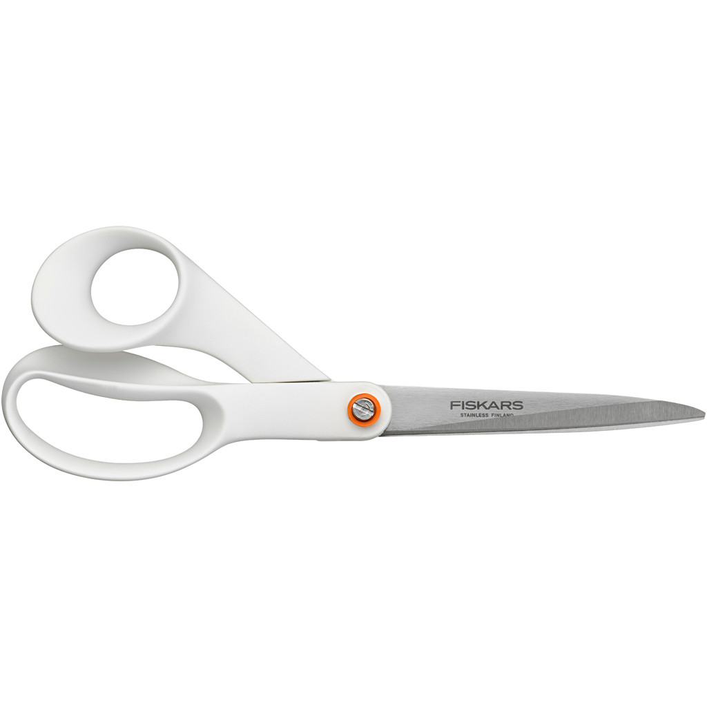 Fiskars køkkensaks 21 cm hvid | højre