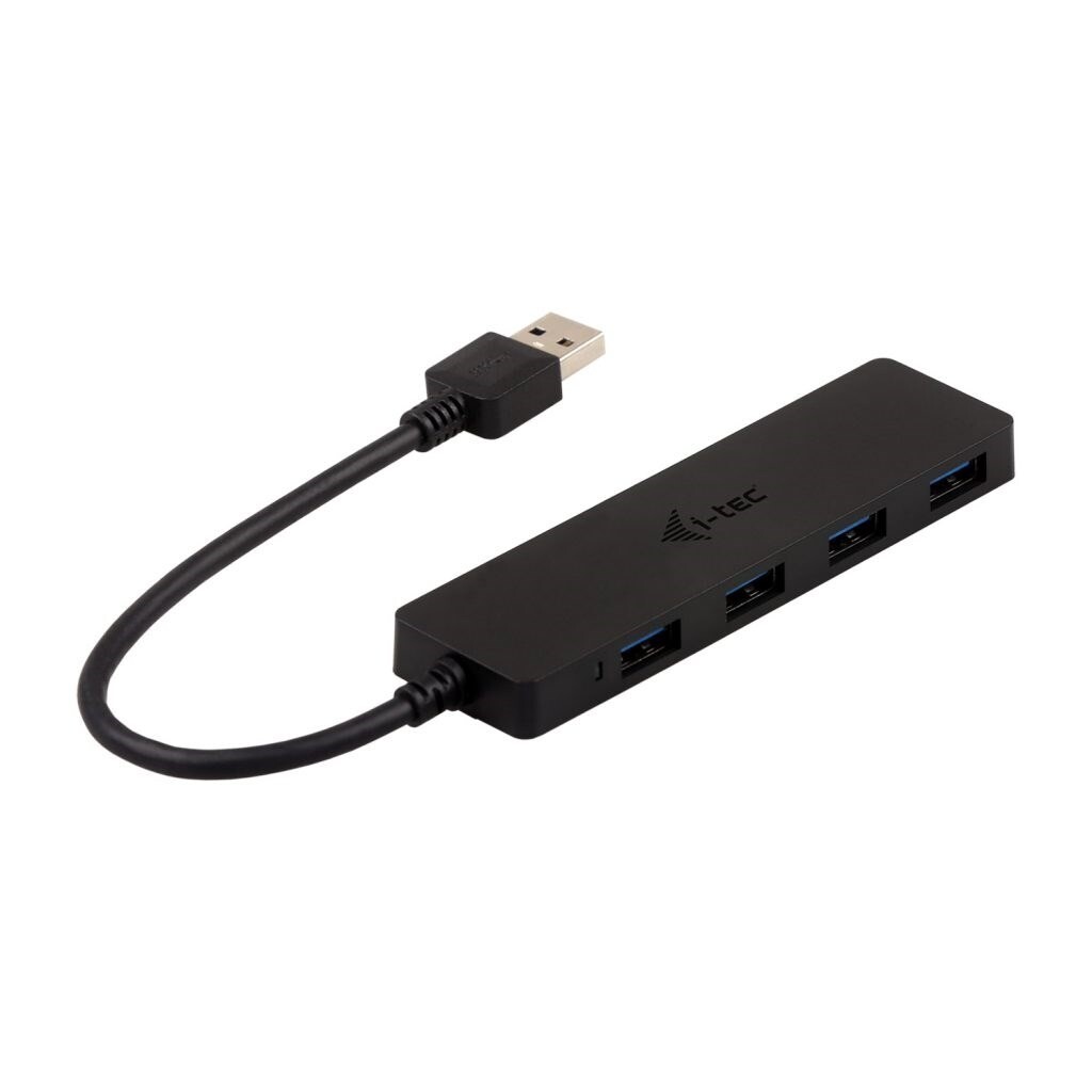 USB-hub - i-tec USB 3.0 Slim Passive HUB - 4 porte - Sort