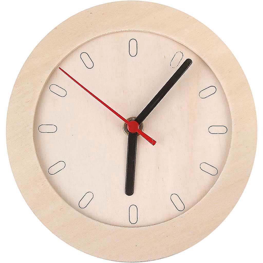 Vægur træ diameter 15 cm | krydsfiner