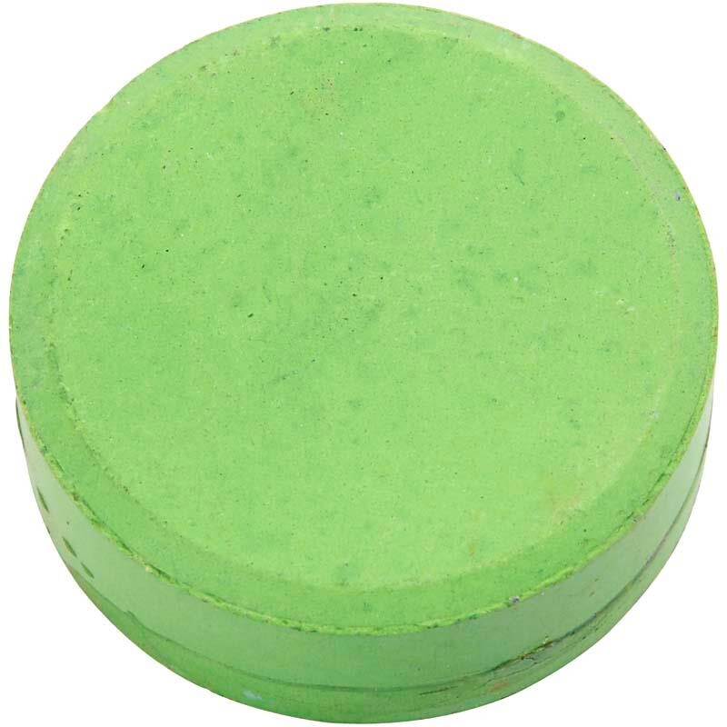 Vandfarver - dia. 44 mm H: 16 mm grøn refill - 6stk.