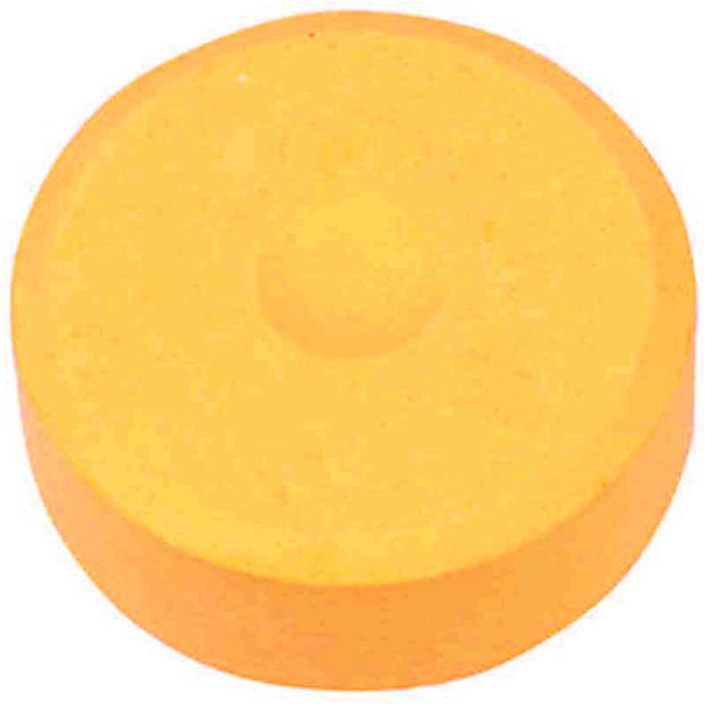 Vandfarver - dia. 44 mm lys orange refill - 6stk.