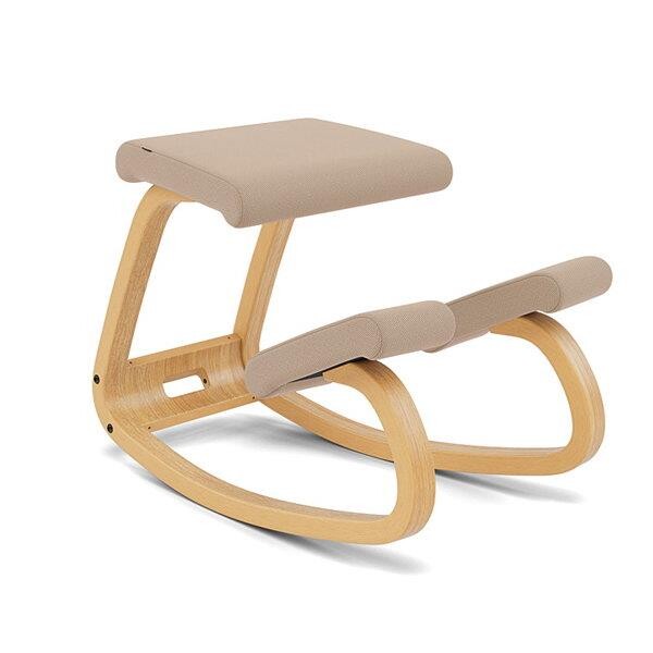 Variable knæstol Beige/Lys brun ask