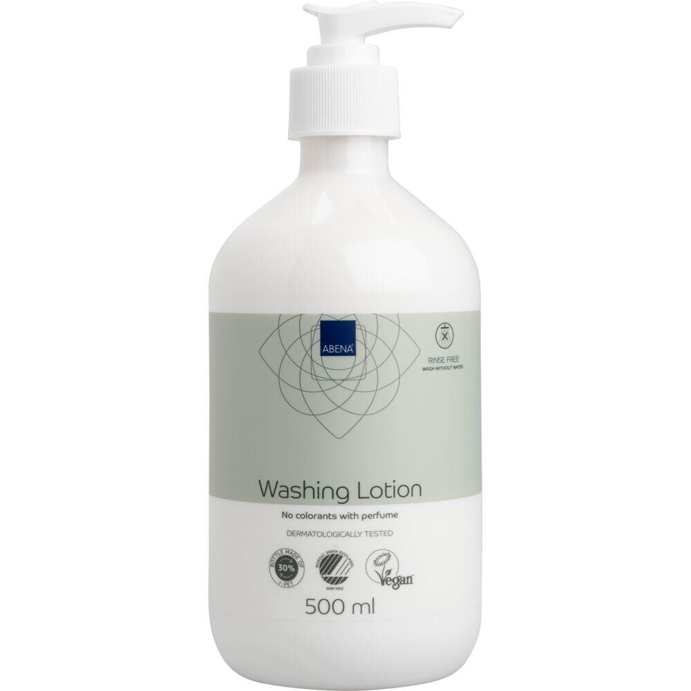 Vaskecreme, ABENA, 500 ml, uden farve, med parfume, vask uden vand - 12 stk