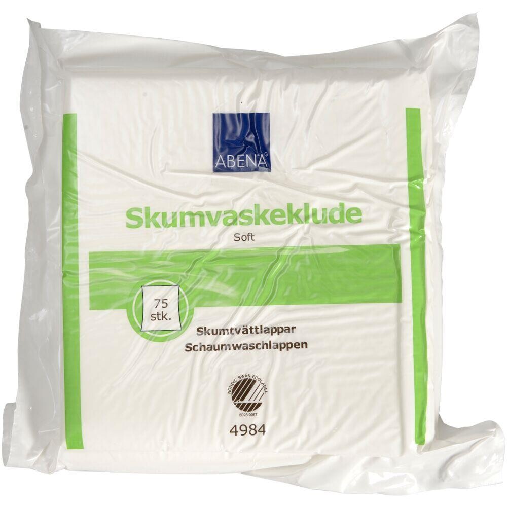 Vaskeklud - Abena soft 20kg/m3 - Hvid - 19x19 cm - 4200 stk
