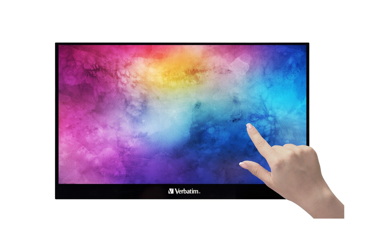 Skærm, Verbatim 17.3'' Portable Touchscreen Monitor Full HD 1080p